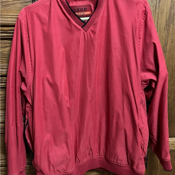 Izod XFG(X-Treme Function Golfwear), burgundy V-Neck pullover, size Small - Picture 1 of 9